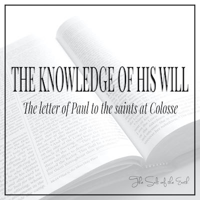 The knowledge of His will