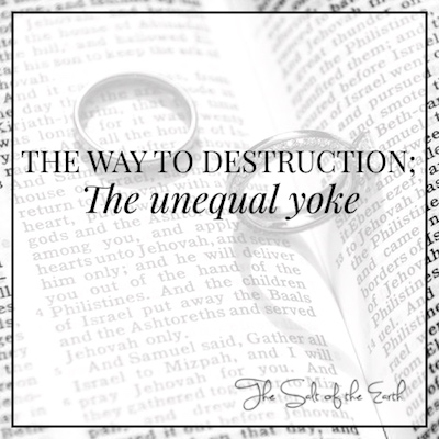 The way to destruction the unequal yoke