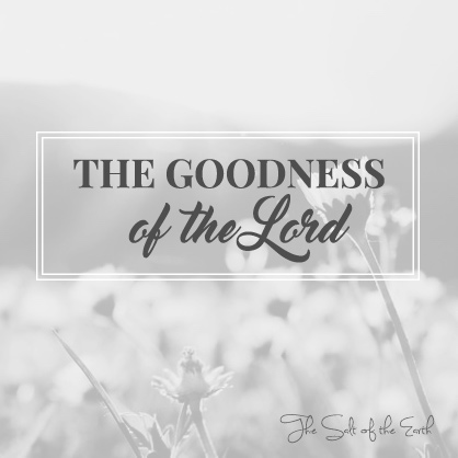 The goodness of the Lord