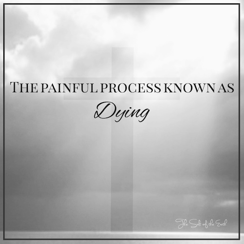 El doloroso proceso conocido como morir