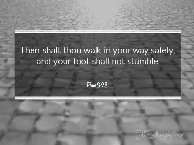 walk in your way safely
