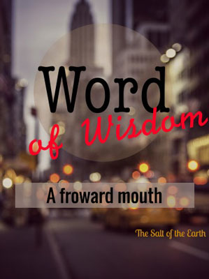 What is froward mouth meaning Proverbs 4:24
