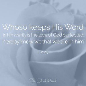 whoso keeps his word, false love