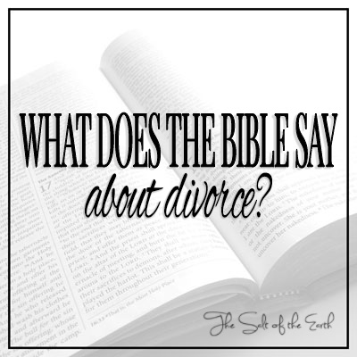 What does the Bible say about divorce?