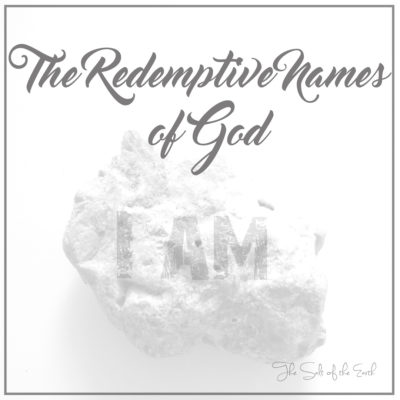 The redemptive Names of God