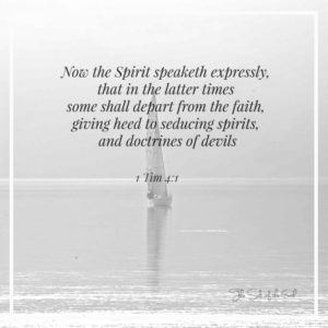 The Spirit speaks expressly, doctrines of devils