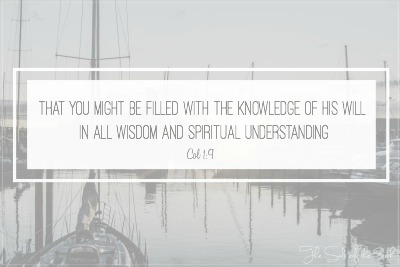 knowledge of His will