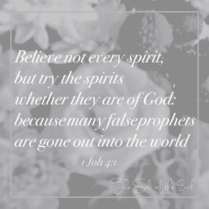 false prophets, believe not every spirit