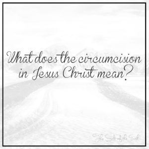 la circoncision en Jésus-Christ