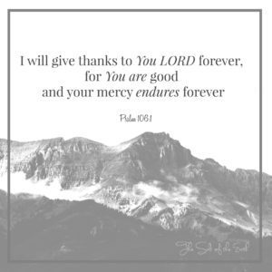 give thanks to the Lord