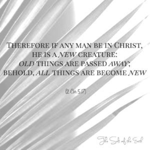 прошлое, новое творение, старое ушло в прошлое