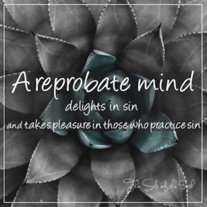 reprobate mind delights in sin
