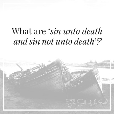 What are sin unto death and sin not unto death'