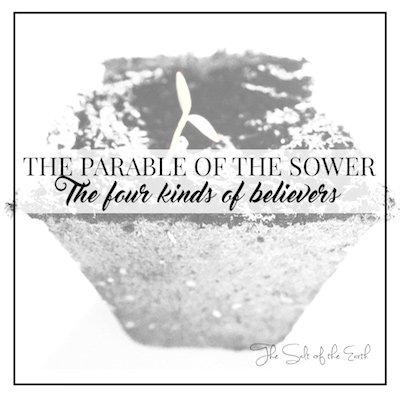 Mateo 13:3-43 Parable of the sower; four kinds of believer
