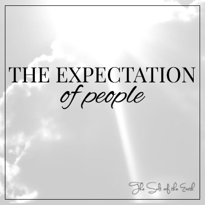 expectation of people