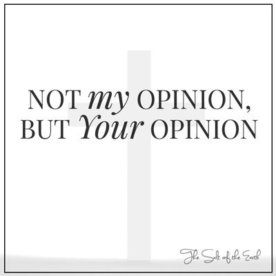 मेरी नहीं आपकी राय है