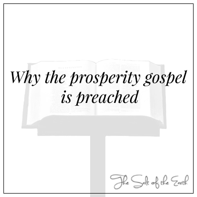 почему проповедуется Евангелие процветания