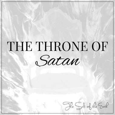трон сатаны престол сатаны, pergamum satan's throne Revelation 2:13
