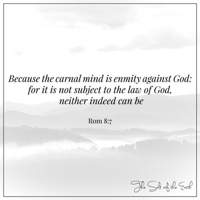 Телесни ум је непријатељство према Богу
