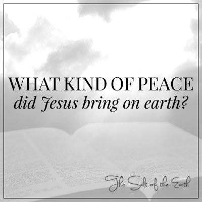 ¿Qué clase de paz trajo Jesús a la tierra?