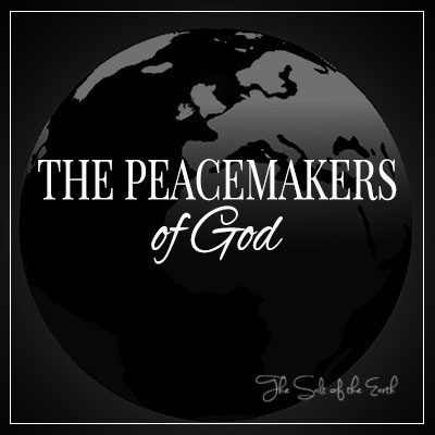 изображение земного шара и титул Миротворцы Божьи