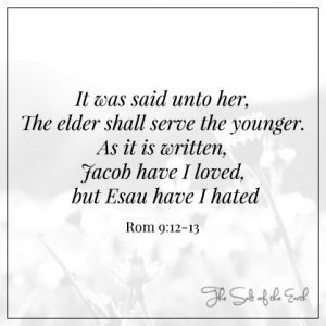 Джейкоб, я любил, но Исав я ненавидел