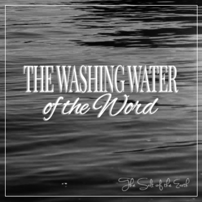 Washing water of the Word
