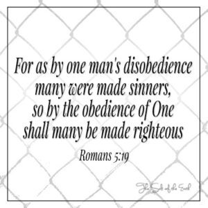 Obéissance d'un Romain 5:19