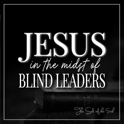 Jesus in the midst of blind leaders