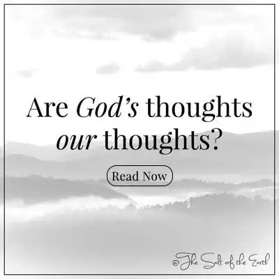 Название статьи – мысли Бога – наши мысли