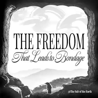 Blog post title text the freedom that leads to bondage