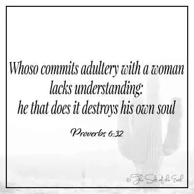 пословицы из Священных Писаний 6-32 кто прелюбодействует с женщиной, тот не понимает, тот, кто это делает, губит свою душу