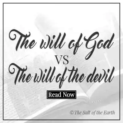 Article title text the will of God vs will of the diyablo