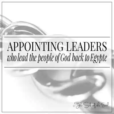 சங்கிலி மற்றும் கட்டுரை தலைப்பு கடவுளின் மக்களை எகிப்துக்கு மீண்டும் வழிநடத்தும் தலைவர்களை நியமிக்கிறது