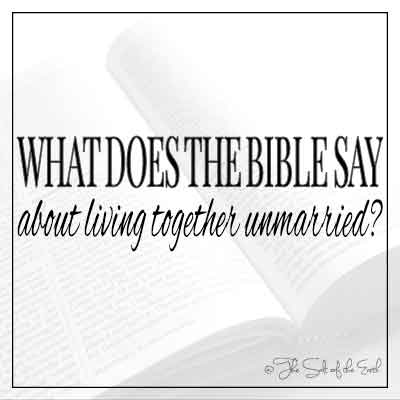 छवि खुली बाइबिल और लेख का शीर्षक बाइबिल एक साथ रहने के बारे में क्या कहती है?