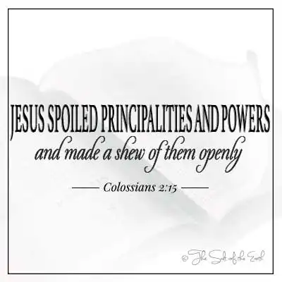 tytuł artykułu Jezus zepsuł księstwa i moce i otwarcie zrobił z nich pokaz Kolosan 2-15