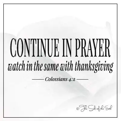 Статья в блоге продолжается в молитвенном наблюдении в том же духе с Колоссянам на День Благодарения 4-2-4