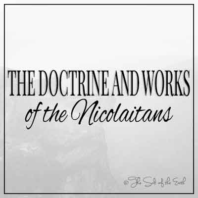 image mountain and article title the doctrine and works of the nicolaitans