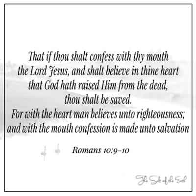 lake with two ducks and bible verse romans 10:9-10 if thou confess with thy mouth the Lord Jesus and shall believe in thine heart that God hath raised Him from the dead thou shalt be save. for with the heart man believes unto righteousness and with the mouth confession is made unto salvation